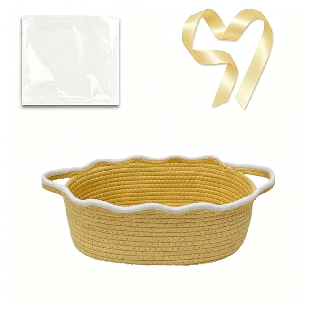 Space Saving Ins Desktop Storage Box Oval Sundries Storage Organizer Toys Sorting Basket Bathroom