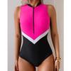 Sexy Women's Swimsuits Closed One-Piece Swimwear Sports Surfing Swimming Wear Bodysuit Bathing Suits Beachwear Pool Bather 2025