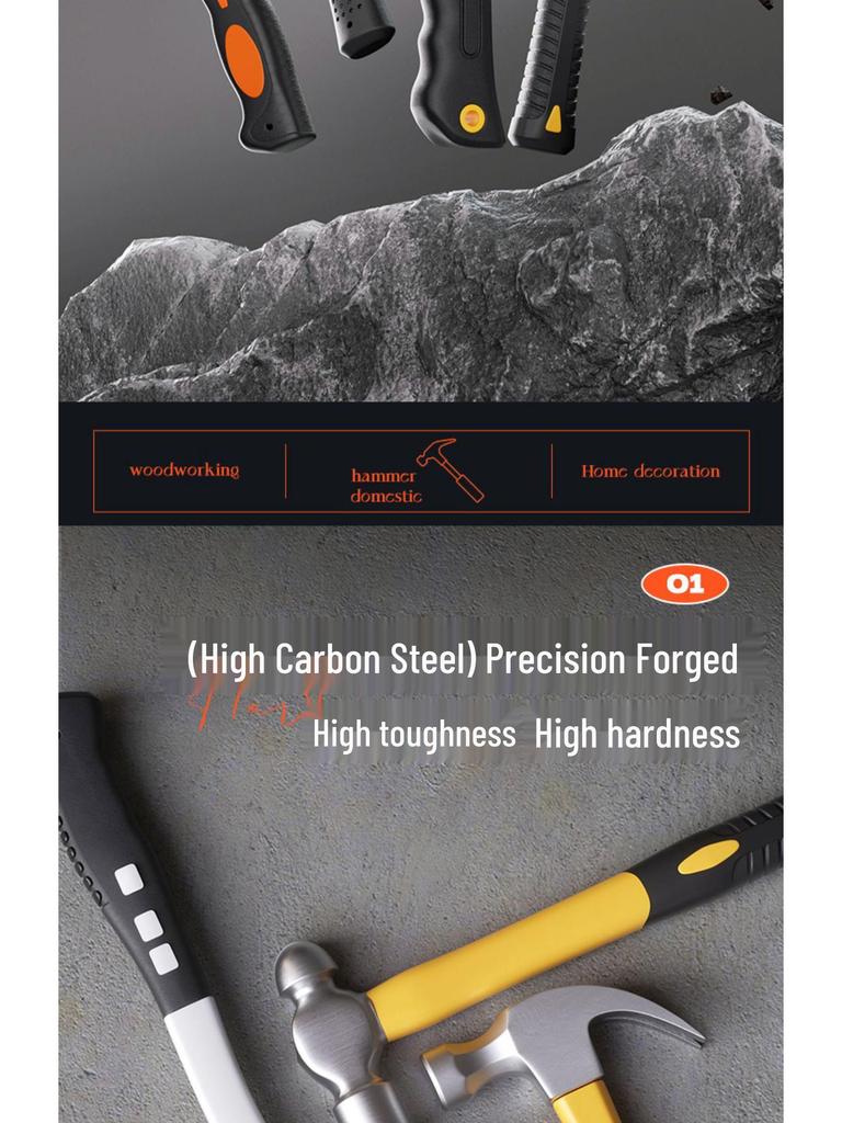 Многофункциональный мини-молоток-гвоздодер для деревообработки и бытового использования