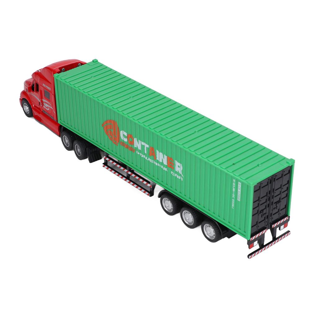 Container Truck Model 1:48 Vivid Exquisite Beautiful Decorative Toy Ornament for Above 3 Years