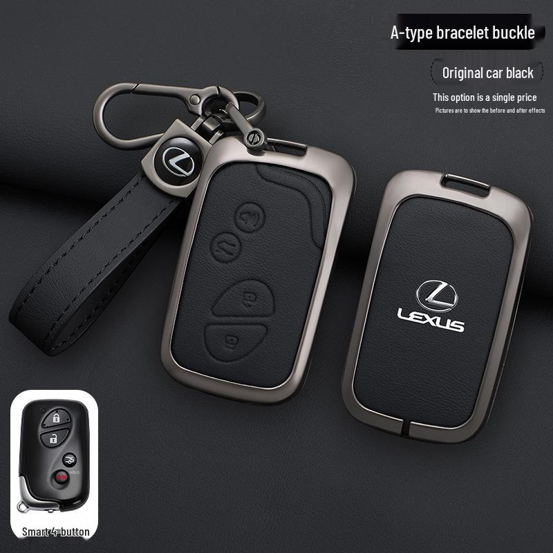 Compatible Key Case for Lexus: CT200H, RX270, RX350, GX400 – Car Shell Bag Buckle