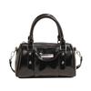 Burgundy Mini Top-handle Bags For Women Bright PU Leather Pure Color Shoulder Crossbody Bags 2026 Latest Luxury Designer Handbag