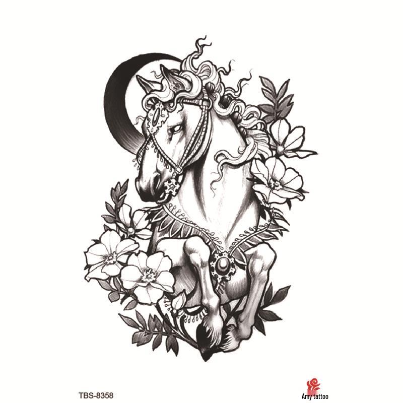 Набор маленьких водостойких тату-наклеек с тотемами и символами для предплечья