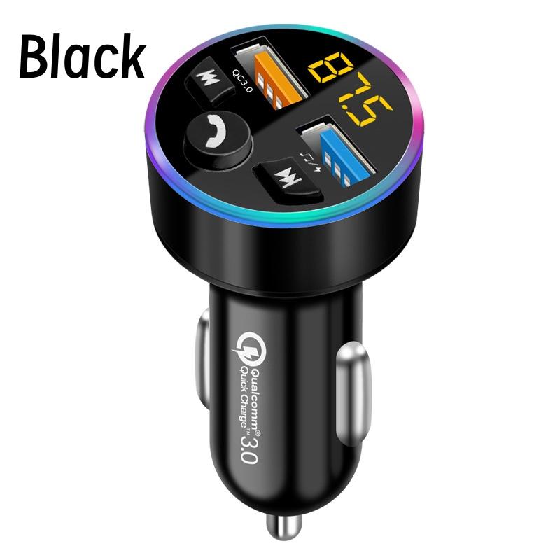 2-in-1 Car MP3 Bluetooth Charger with Super Fast Charging and Three Color Optional Car Cigarette Lighter QC3.0 Fast Charging