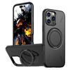 Magnetic PC+TPU Phone Case For iPhone 16 15 Plus 14 13 12 Pro Max Ring Holder Stand Shockproof Hard Back Cover Funda