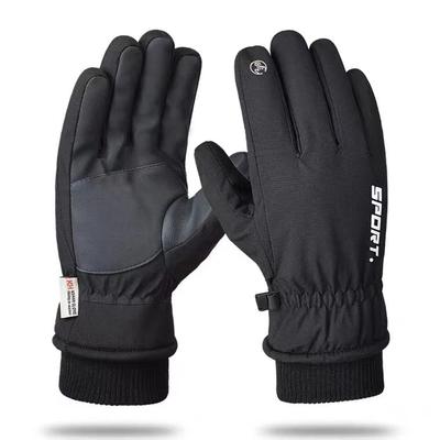 Перчатки Winglos Outdoor, перчатки для защиты от холода [теплая подкладка с начесом], перчатки, совместимые со смартфонами, водоотталкивающая обработка, спортивные перчатки,