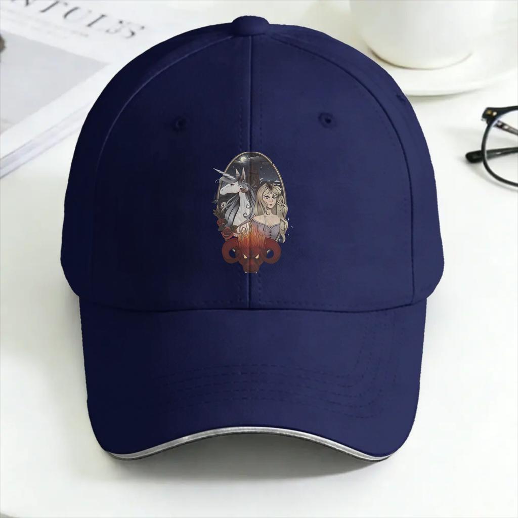 The Last Unicorn Sun Baseball Cap Summer Women Unisex Save Unicorn Print Trucker Hat Hot Sale yk Cute Hiking Fishing Baseball Caps