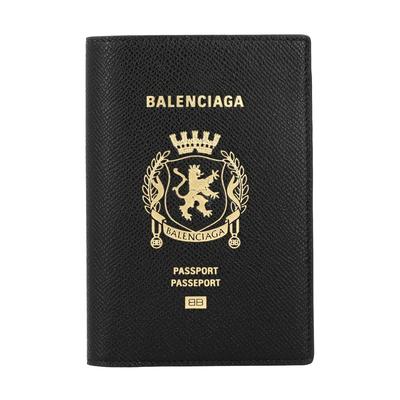 Кошелек для паспорта с логотипом Balenciaga 787742 2aa3r