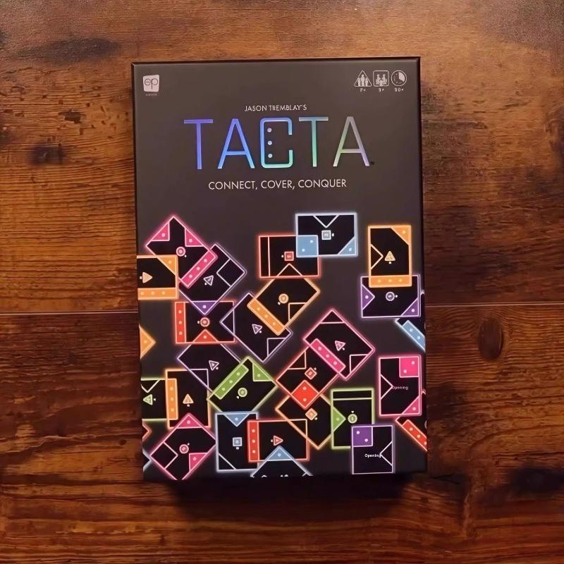 1 Набор Настольная игра Tacta 2-6 игроков Быстрая карточная игра Веселая стратегия Сопоставление форм Вечеринка Семейные посиделки Досуг Карты