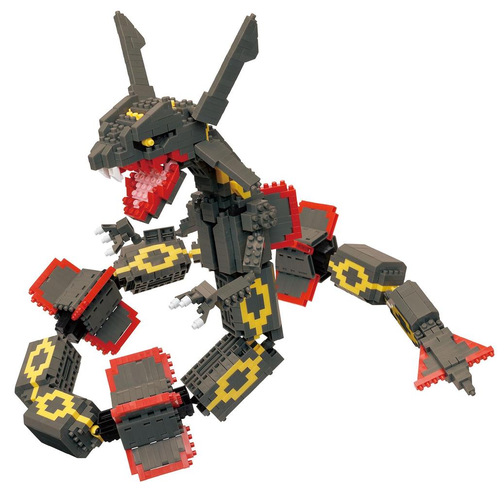 Kawada Nanoblock Pocket Monster Black Rayquaza Extreme 7 x 42 x 21 см от 12 лет и старше Интерьер Хобби DXNBPM_104 NBPM_104