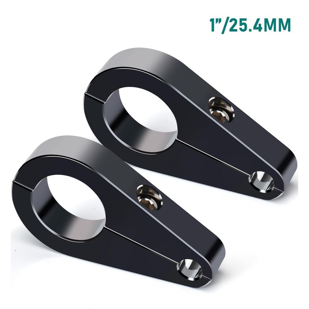 1/1.25/1.5" Handlebar or Frame Mount Brake Line Throttle Clutch Cable Clamp Universal for Harley Touring Dyna Softail Sportster