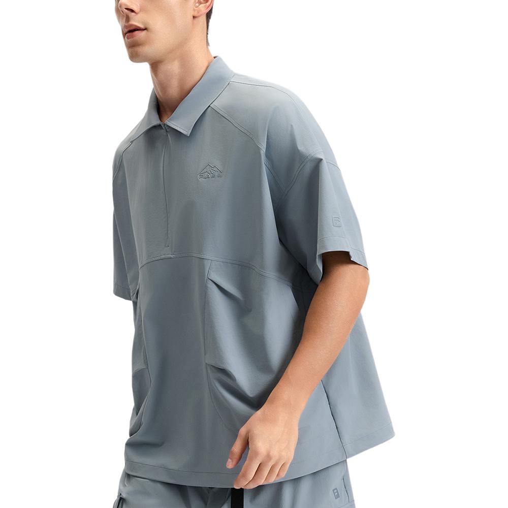Fila Мужская футболка-поло для фитнеса Warehouse Mist Blue A51M521101F-BU