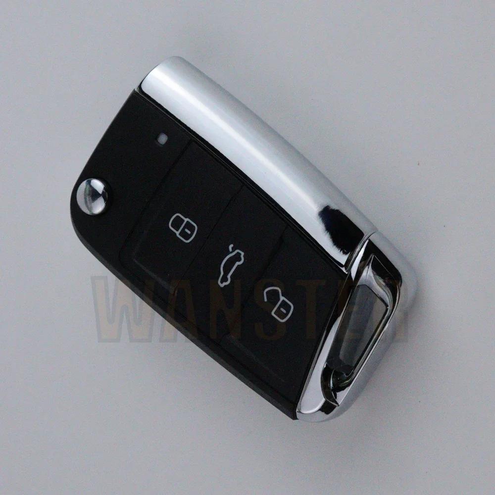 Для Volkswagen Vw Golf 7 4 5 Mk7 Mk4 6 Tiguan Gti Для Skoda Octavia A7 Для Seat Leon Ibiza Altea Корпус Чехол Оболочка Брелок Автомобильного Ключа