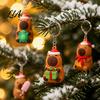 Christmas Tree Hanging Ornaments 2026 Advent Calendar, 24 Days Cute Animal Keychains Countdown Party Favors Mini 3D Collectible Figures, Holiday Gift