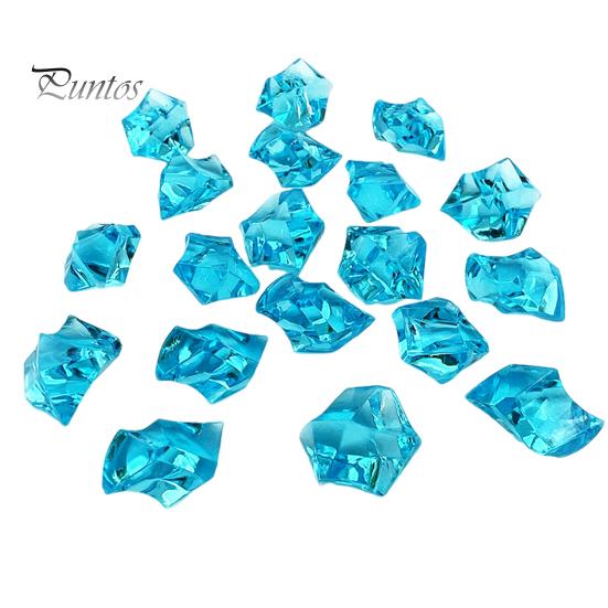 1 упаковка, сверкающий акриловый наполнитель для аквариума с драгоценными камнями, яркие полированные реалистичные наполнители для ваз неправильной формы, искусственные ледяные камни