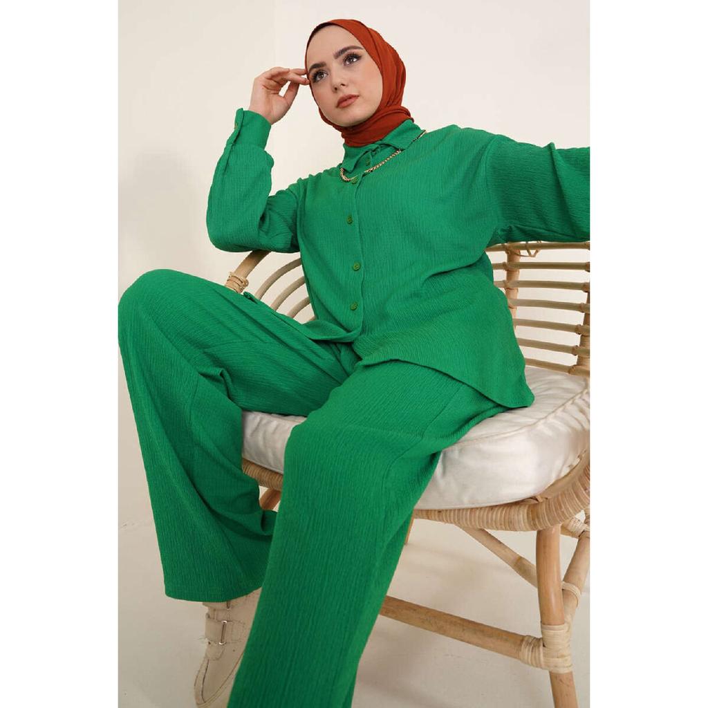 Women's Hijab Suit With Trousers