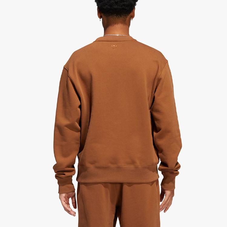 adidas X Pharrell Williams Basics Crew Коричневый Мужские Топы HF9942