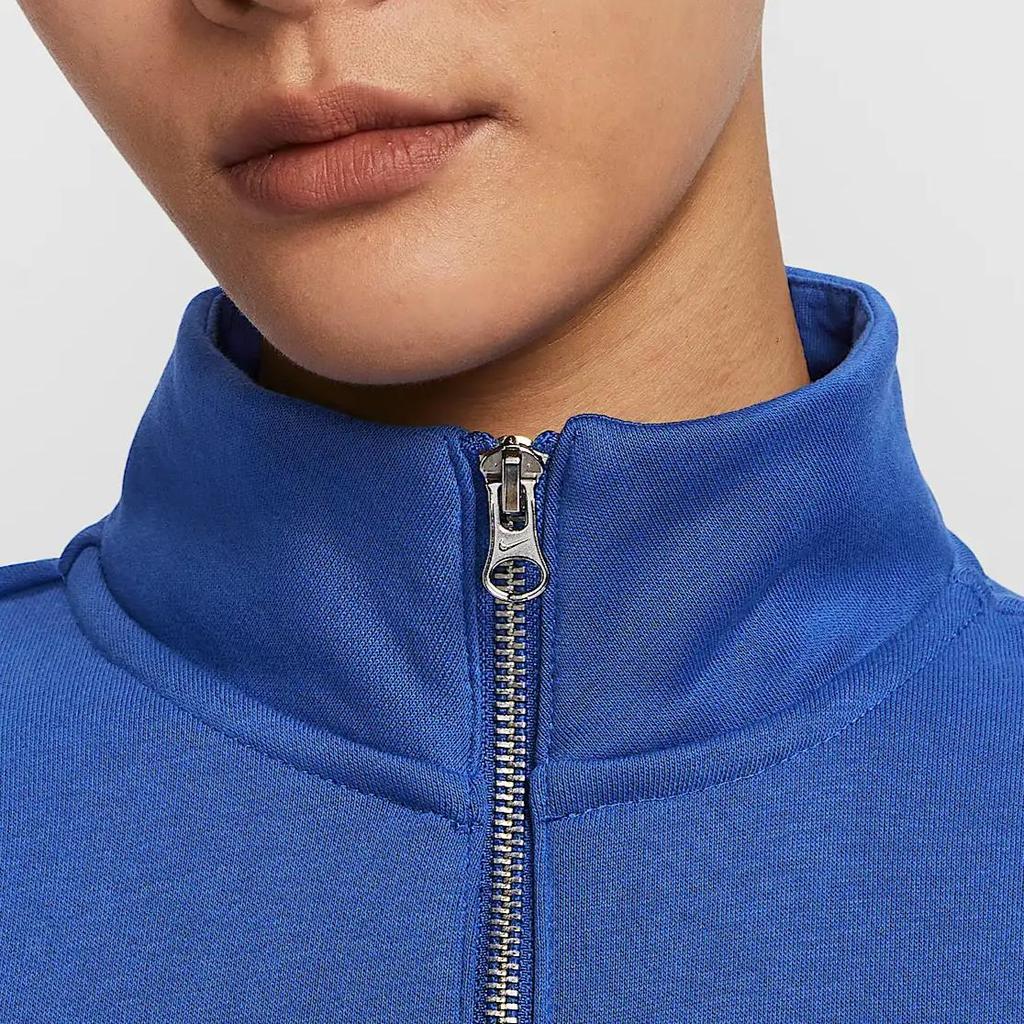 Nike Спортивная одежда Phoenix Fleece Вязаный Теплый Удобный Свободный Свитшот Женский свитшот Синий HJ0932-480