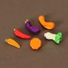 1/12 Dollhouse Simulation Vegetable Basket Set Dollhouse Vegetables Decoration Dolls House Miniature Kitchen Play Toys