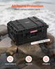 VEVOR 2.5 Cu.ft Weatherproof Hard Case, Waterproof Hard Case with Rolling Wheels and Retractable Pull Handle