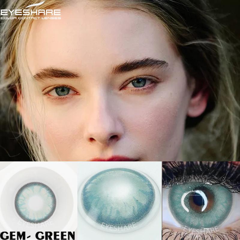 Цветные контактные линзы для глаз, 2 шт., натуральные цветные линзы, синие, розовые, красивые контактные линзы для глаз, ежегодные косметические цветные линзы