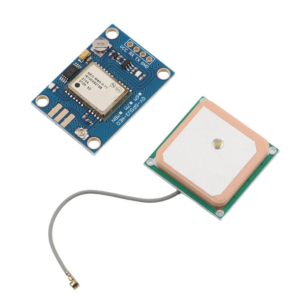GPS-модуль NEO-8M с антенной, для модуля управления полетом Arduino, 25 x 35 мм с внешней большой антенной
