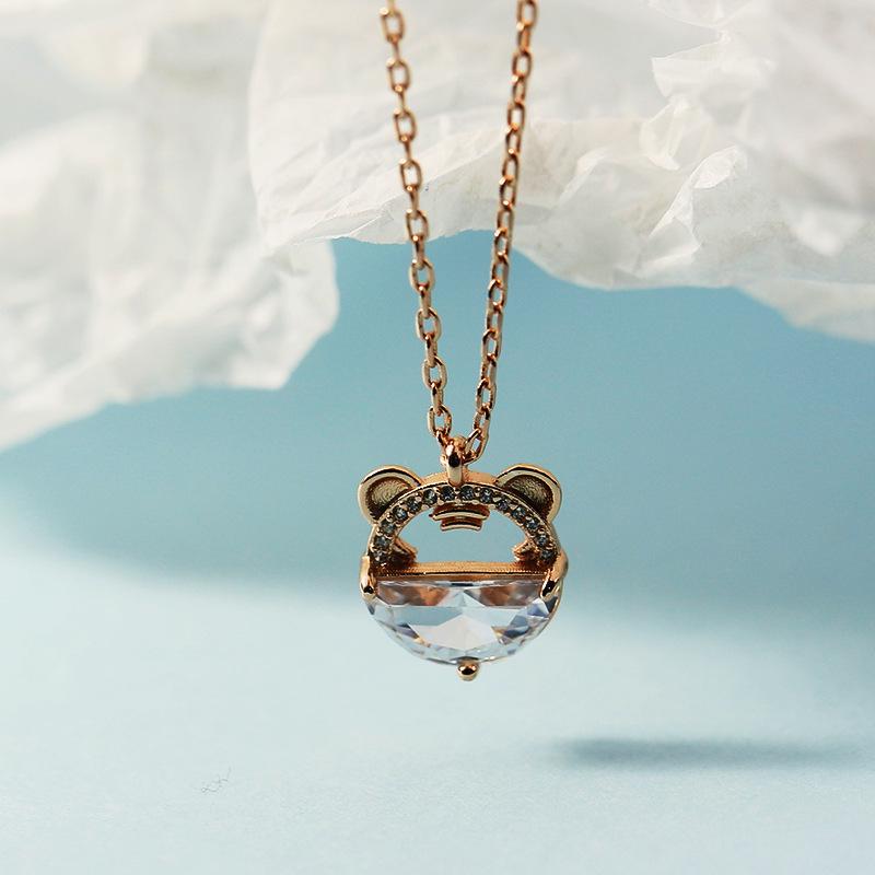 Очаровательное маленькое ожерелье с подвеской в виде тигра - Модная цепочка для ключиц для женских подарков на день рождения и Рождество