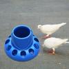 11 Holes Pigeon Feeder Trough Shape Bird Feeding Bucket Feed Barrel Chicken Feeder Duck
