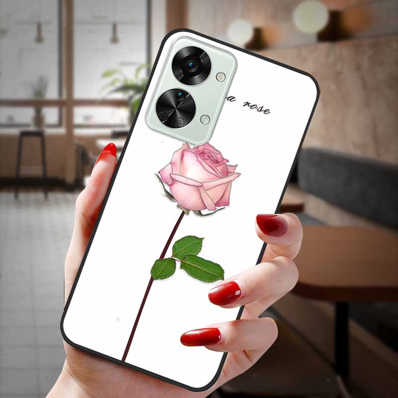 Чехол для OnePlus Nord 2T 5G Чехол 3D Рельефный Мультяшный Мягкий ТПУ Задняя крышка телефона Для One plus Nord 2T 5G Чехлы Корпус Coque Рельефный