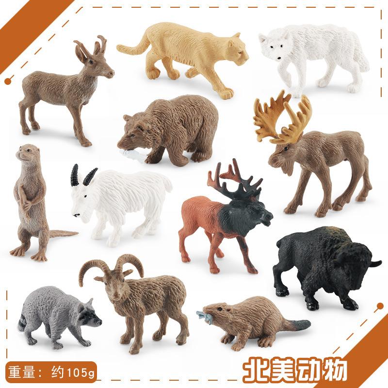 Realistic Tiger Zoo Animal Model Toy, Cognitive Educational Figure for Boys Girls Age 3+