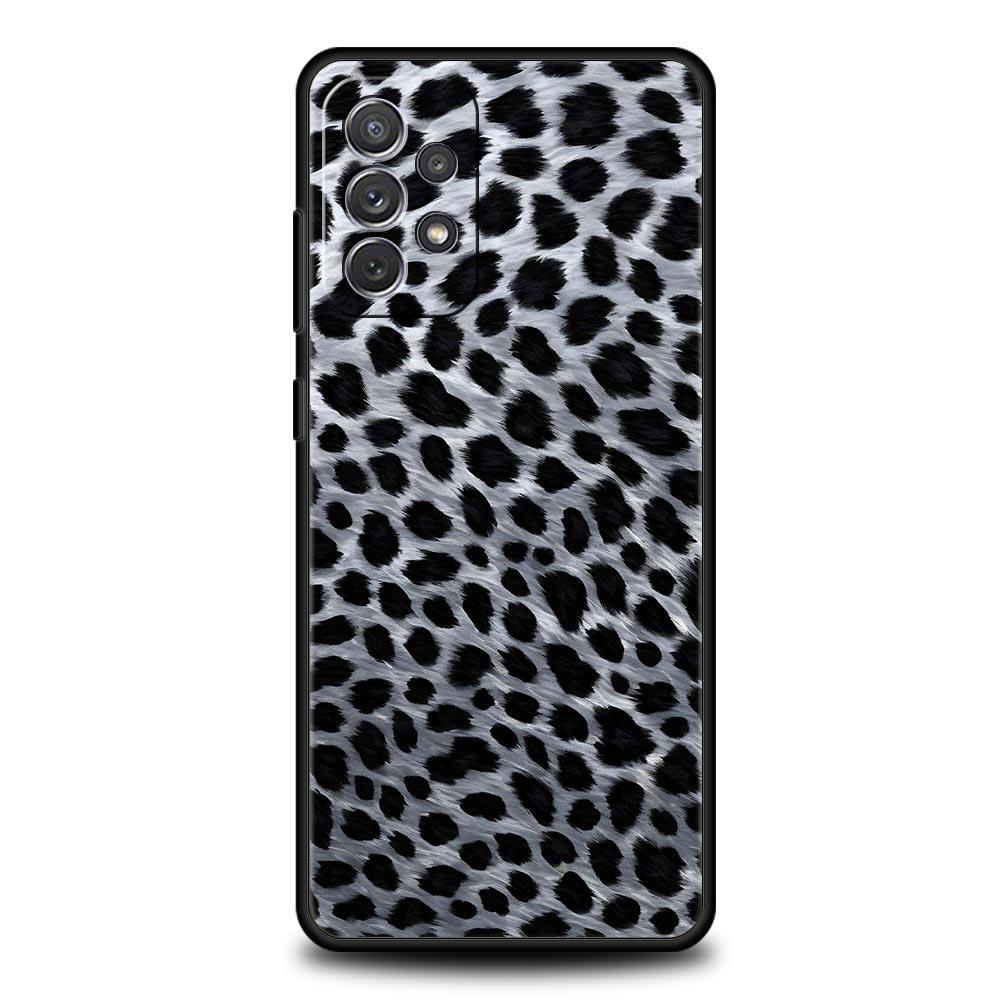 Leopard Print Pattern Phone Case For Samsung Galaxy A17 A07 A55 A35 A25 A15 A05 A33 5G A31 A23 A21s A13 A41 A73 A53 A51 A71Cover