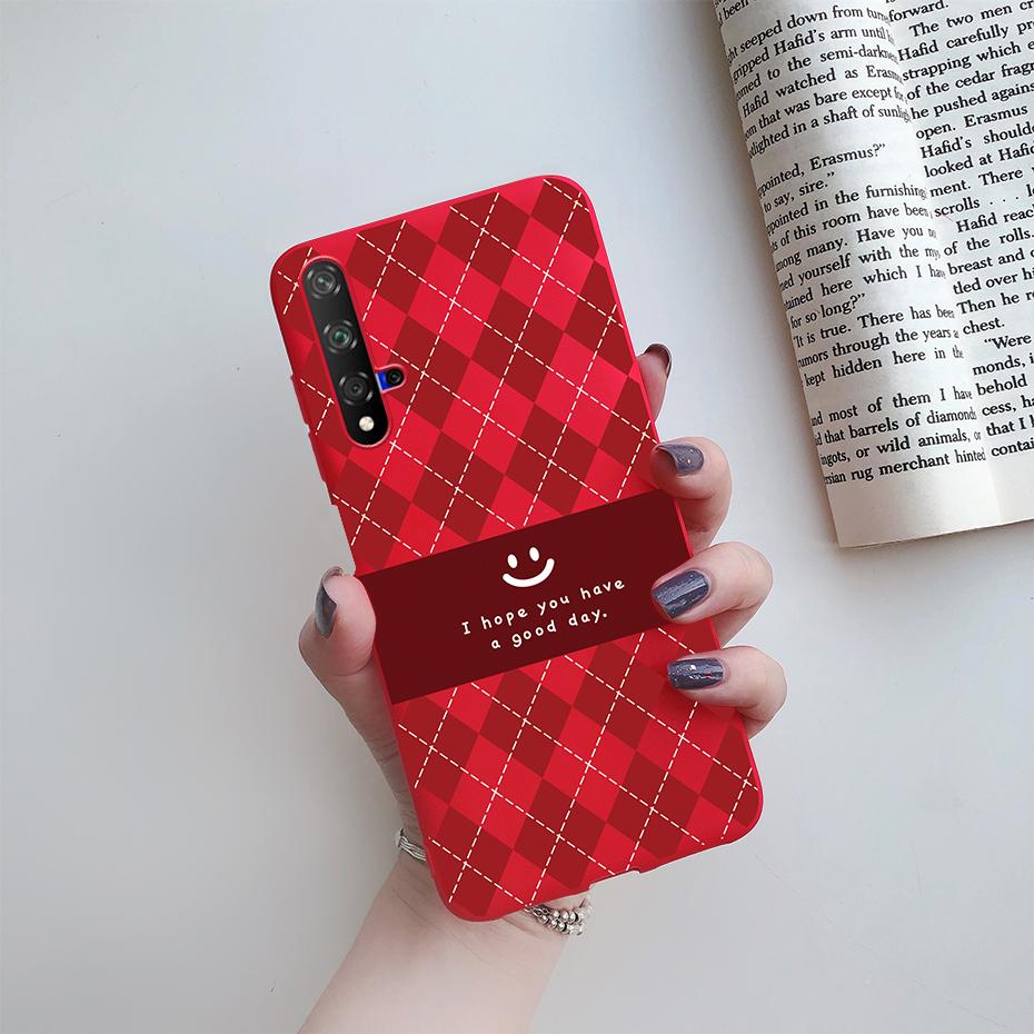 For Honor 20 Case For Honor 20 Pro YAL-AL10 Cover Cute Cat Cartoon Painted Phone Case For Honor20 20Pro YAL-L21 Soft Bumper Capa