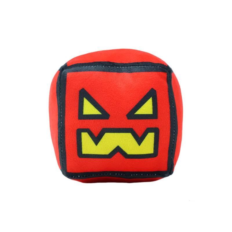 Geometry Game Dash Character Plush Cushion Stuffed Toy Expression Gift Block