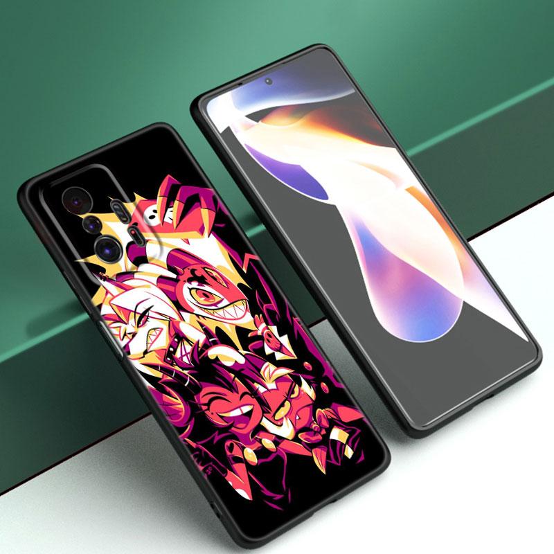 Аниме Helluva Boss Черный силиконовый чехол для телефона для Xiaomi Mi 9 SE 8 10 10T 11 12 13 Lite 9T 11T 12S 12T 13T 14 Pro 5G NE 11i 12X