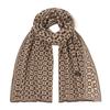 Long Winter Wool Scarves Custom Knitted Plaid Pattern Thermal Insulation Eco-Friendly for Women