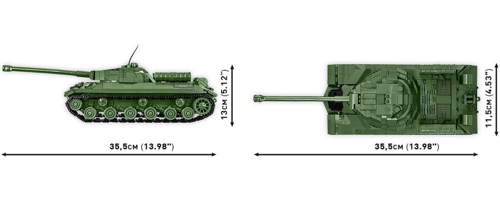 COBI Historical Collection WWII IS-3 Soviet Heavy Tank.