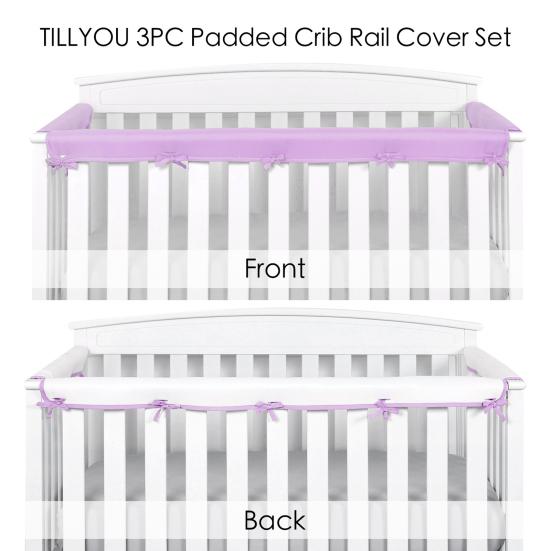 3 шт. защитный чехол на поручень кроватки, двусторонний защитный уголок для кроватки, мягкая защитная полоска для прорезывания зубов, универсальная защитная накладка на уголок детской кроватки, защитный бампер
