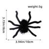 Cute Spider Shape Halloween Spider Hair Clips Halloween Theme Masquerade Furry Spider Hair Clips Fun Hair Clips Costume Events