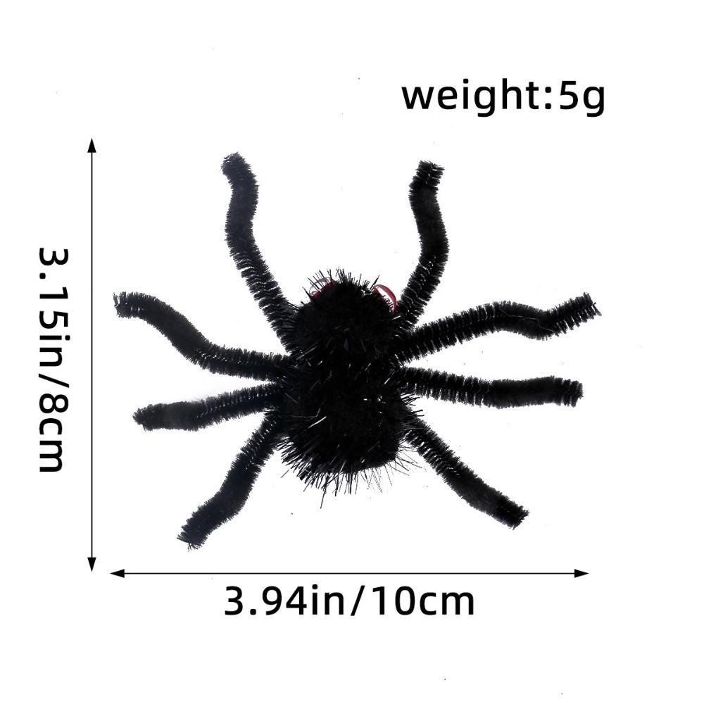 Cute Spider Shape Halloween Spider Hair Clips Halloween Theme Masquerade Furry Spider Hair Clips Fun Hair Clips Costume Events