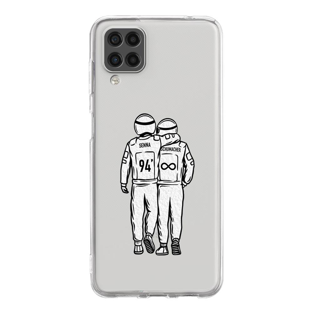 Чехол для телефона Samsung A13 A33 A35 A55 A73 A53 A23 A51 A71 A21S A12 A31 A41 A05s A03S A15 A25 A32 5G Прозрачный чехол F1 Номер 33