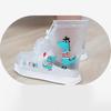 Kids Cartoon Dinosaur   Waterproof Shoes Overshoes Galoshes Children Zipper Non-slip Elastic Rain Shoes Cover For Rain Boot