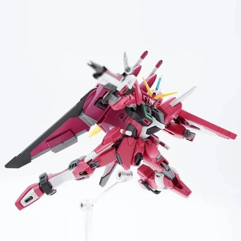 HG 1/144 INFINITE JUSTICE ZGMF-X19A Модель для сборки меха Аниме Фигурки для мальчиков Головоломка Игрушки Подарки Настольное украшение Коллекционный