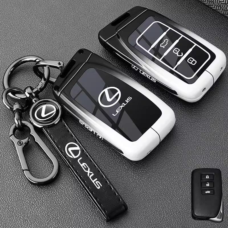 2026 Hot Interior Stickers Zinc Alloy Car Key Case Cover Protect Shell For Lexus NX 200 NX300H RX 350 450H ES 350 ES 300h Auto R