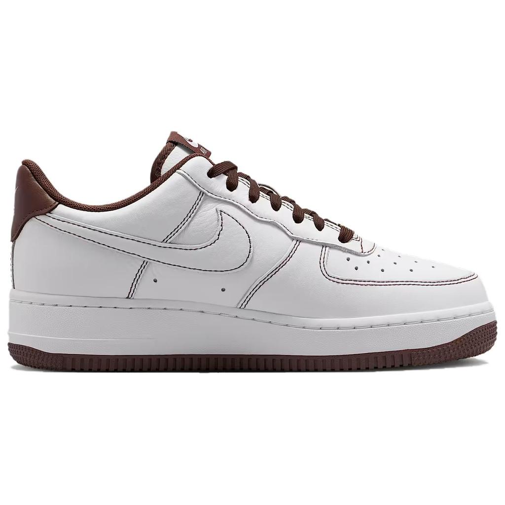Nike Кроссовки Air Force 1 для скейтбординга Женские Низкие Белые Золотые Коричневые IX5020-121