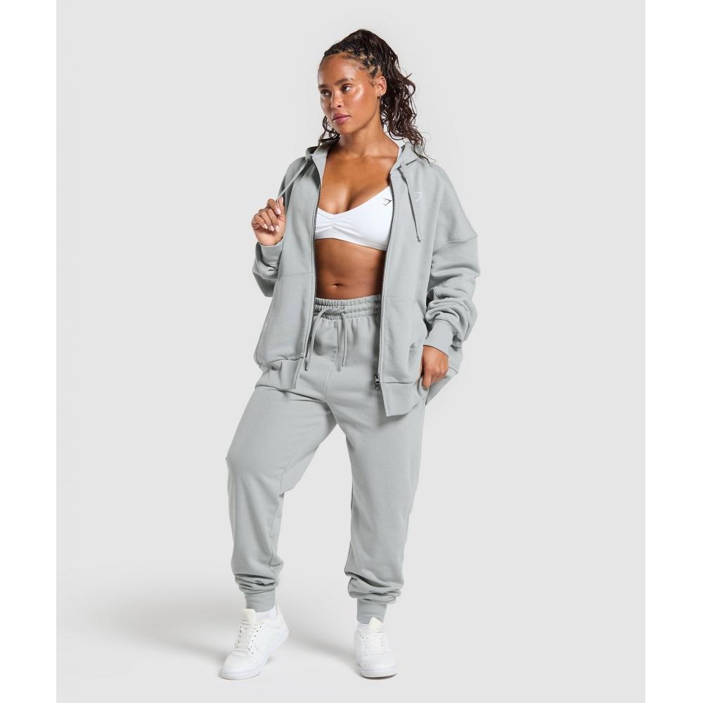 Gymshark Power Hoodie Silver Grey B2b4a Gcb1