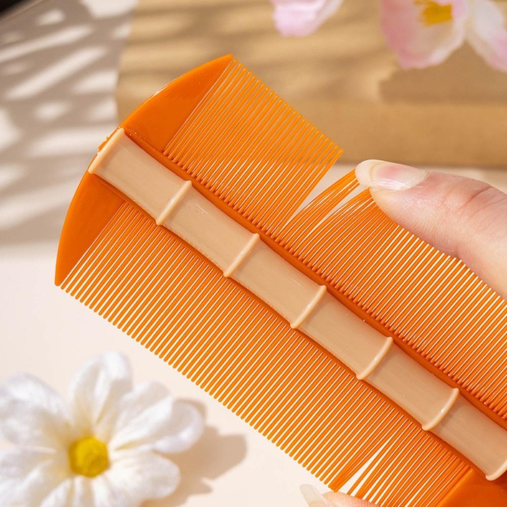 Портативная двусторонняя бамбуковая расческа от вшей Удаляет перхоть Кожа головы Сверхплотная очищающая расческа для кожи головы Профессиональная гладкая массажная расческа