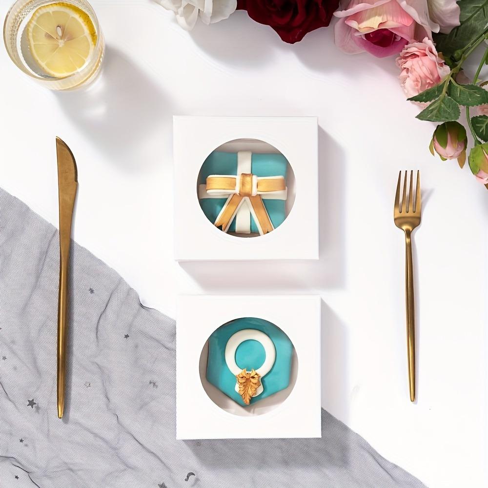 18 шт. Подарочная упаковка Коробки для печенья с окошком Коробки для сладостей Коробки для макарон Коробки для брауни Подарочные коробки Мини-коробки для выпечки Коробки для свадебной вечеринки