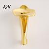 Vintage Style Brooch Peanut/Calla Shaped Flower Insert Brooch, DIY Wearable Bouquet Holder Metal Clothing Ornament Clip, Vase Lapel Pin for