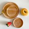 Storage Pallet Round Tableware Household Candy Holder Tea Tray Serving Tray Dessert Dinner Plate