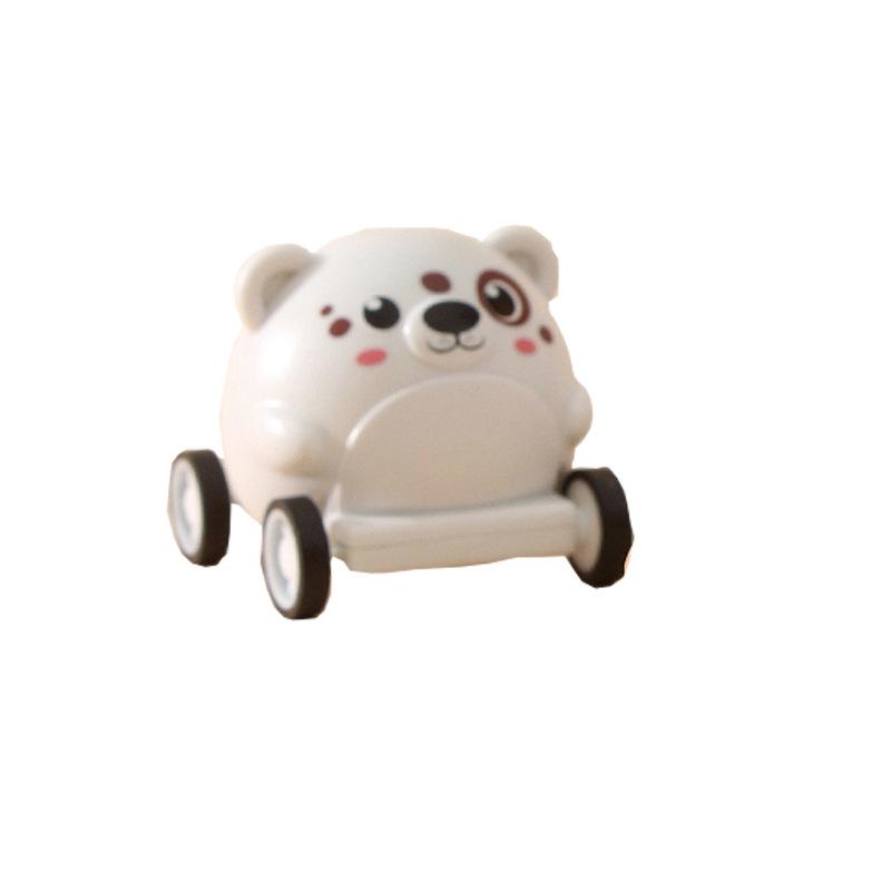 Manqi Cartoon Cute Pet Ejection Toy Car - Модная инерционная игрушка для детей